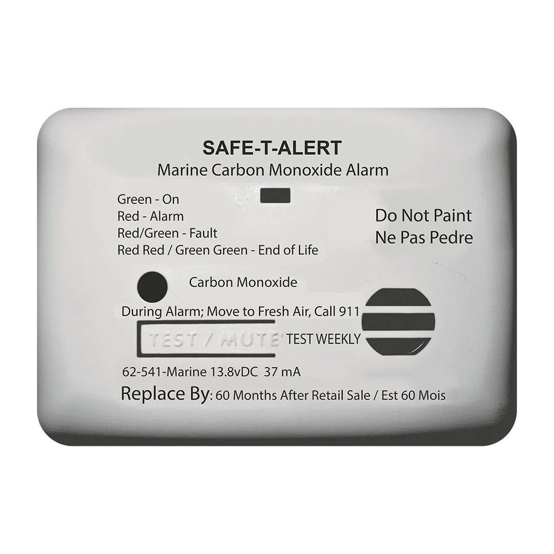 62-541-WT-MARINE – MTI INDUSTRY Carbon Monoxide Detector, Surface Mount Detector Alerts To Leak With Beeping Without ...
